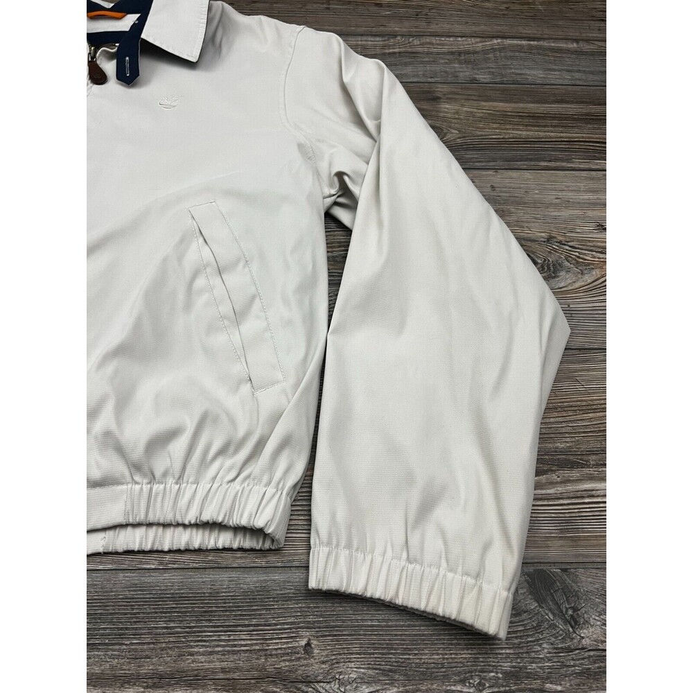 Timberland Weathergear‎ Mens Jacket Beige XL Full Zip Collared Preppy Dadcore - Picture 5 of 16